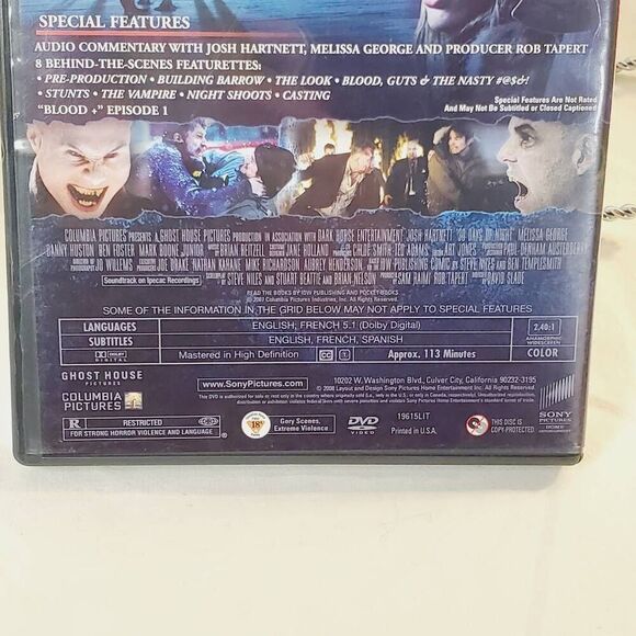 30 Day of Night (2007 Film) Horror/Action [DVD] - Picture 5 of 5